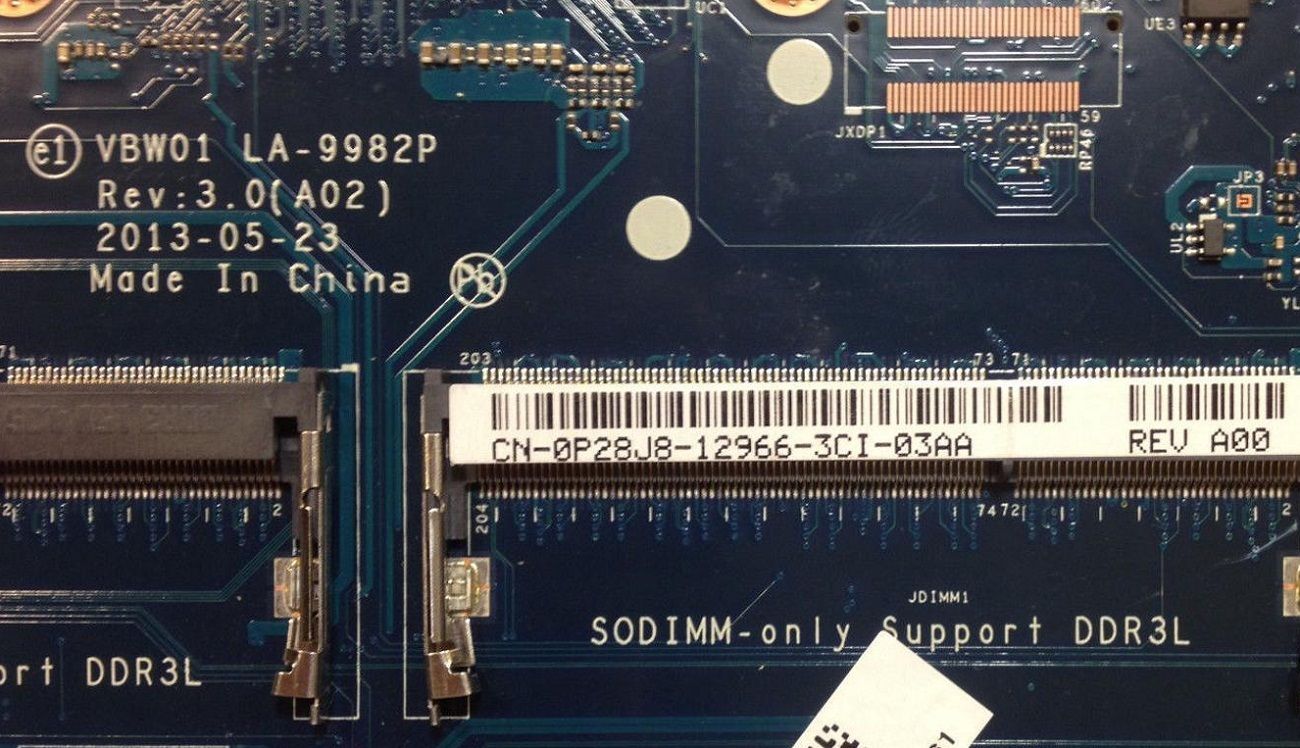 Dell Inspiron 15R 3537 5537 Motherboard LA-9981P LA-9982P CN-0P28J8